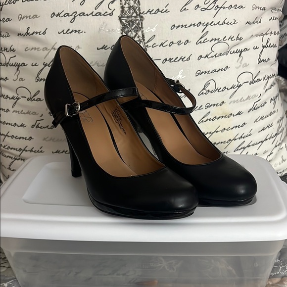 Kasper Shoes - Kasper Black and Mary Jane Heels